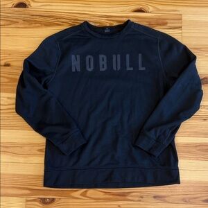 NOBULL Men's Black Sweatshirt, Size L